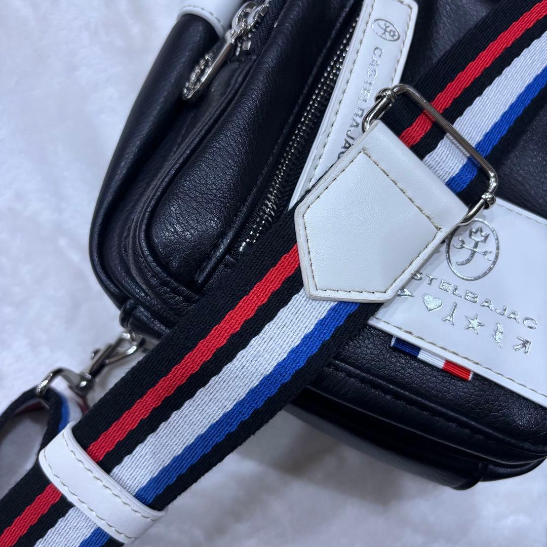 【未使用級】CASTELBAJAC ボディバッグ　ショルダーバッグ　ブラック