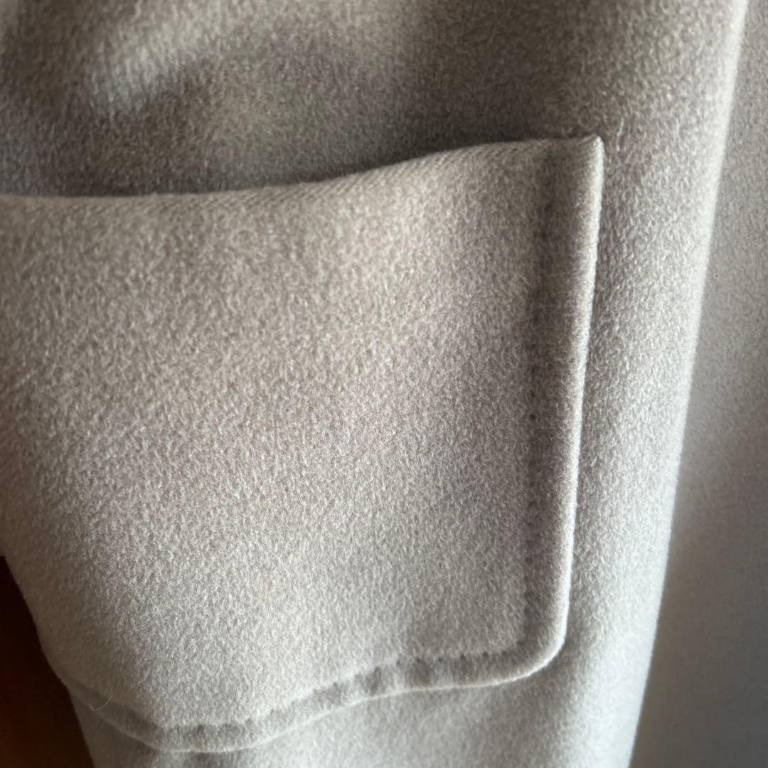 マックスマーラ 白タグ　カシミヤ混 ベージュ42