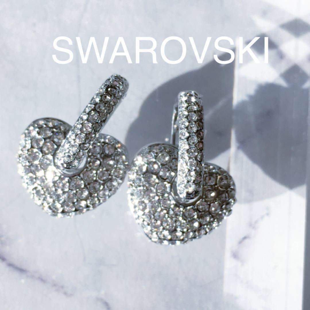 ❤️スワロフスキー❤️ぶっくりかわいい　ハートパヴェ 上品華やか