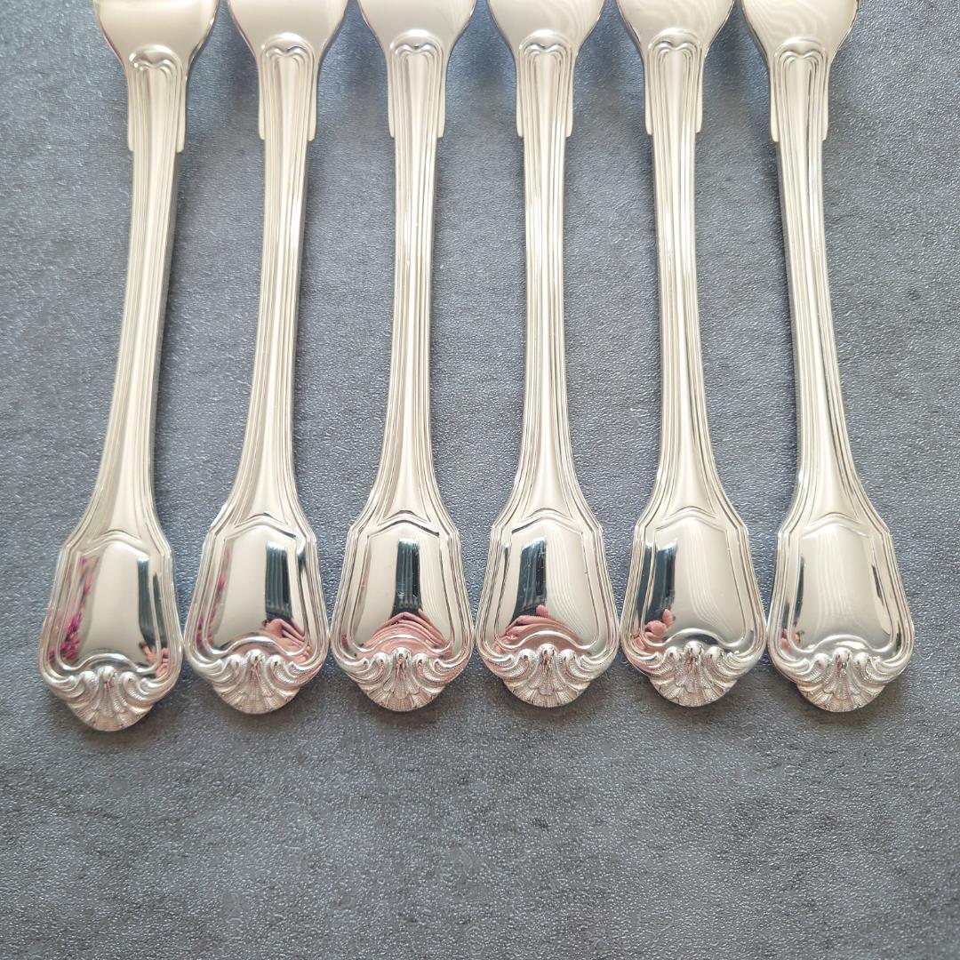希少 極美品 クリストフル ポートロイヤル ケーキフォーク 6点