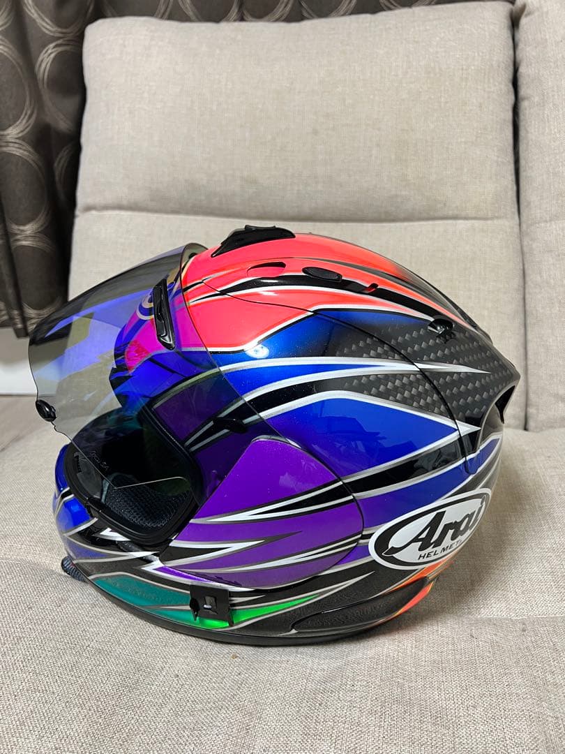 Arai フルフェイスヘルメット ピンク/ブルー