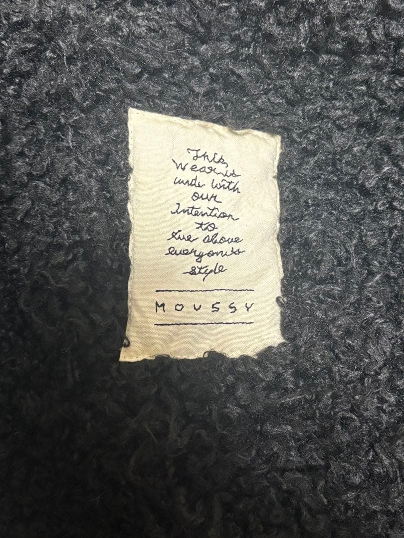 MOUSSY ブラック n-2b MA-1 ミリタリージャケット