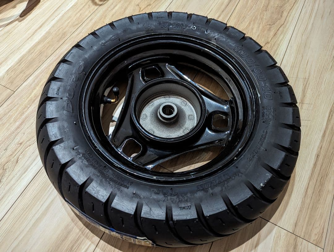 新品タイヤ付き アドレス V125/125G CF46A 新品リアホイール