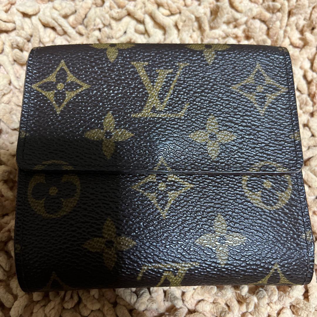 ルイ・ヴィトン　モノグラム　ポルトモネ・ビエ・カルトクレディ　Wホック　三つ折り