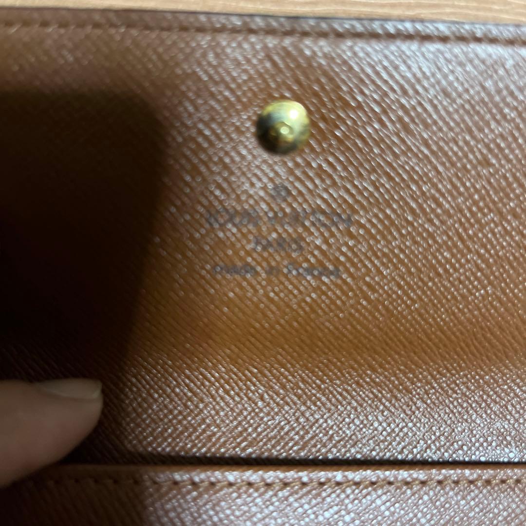 ルイ・ヴィトン　モノグラム　ポルトモネ・ビエ・カルトクレディ　Wホック　三つ折り