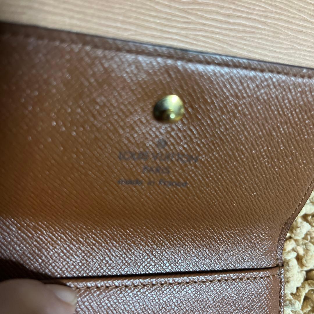 ルイ・ヴィトン　モノグラム　ポルトモネ・ビエ・カルトクレディ　Wホック　三つ折り