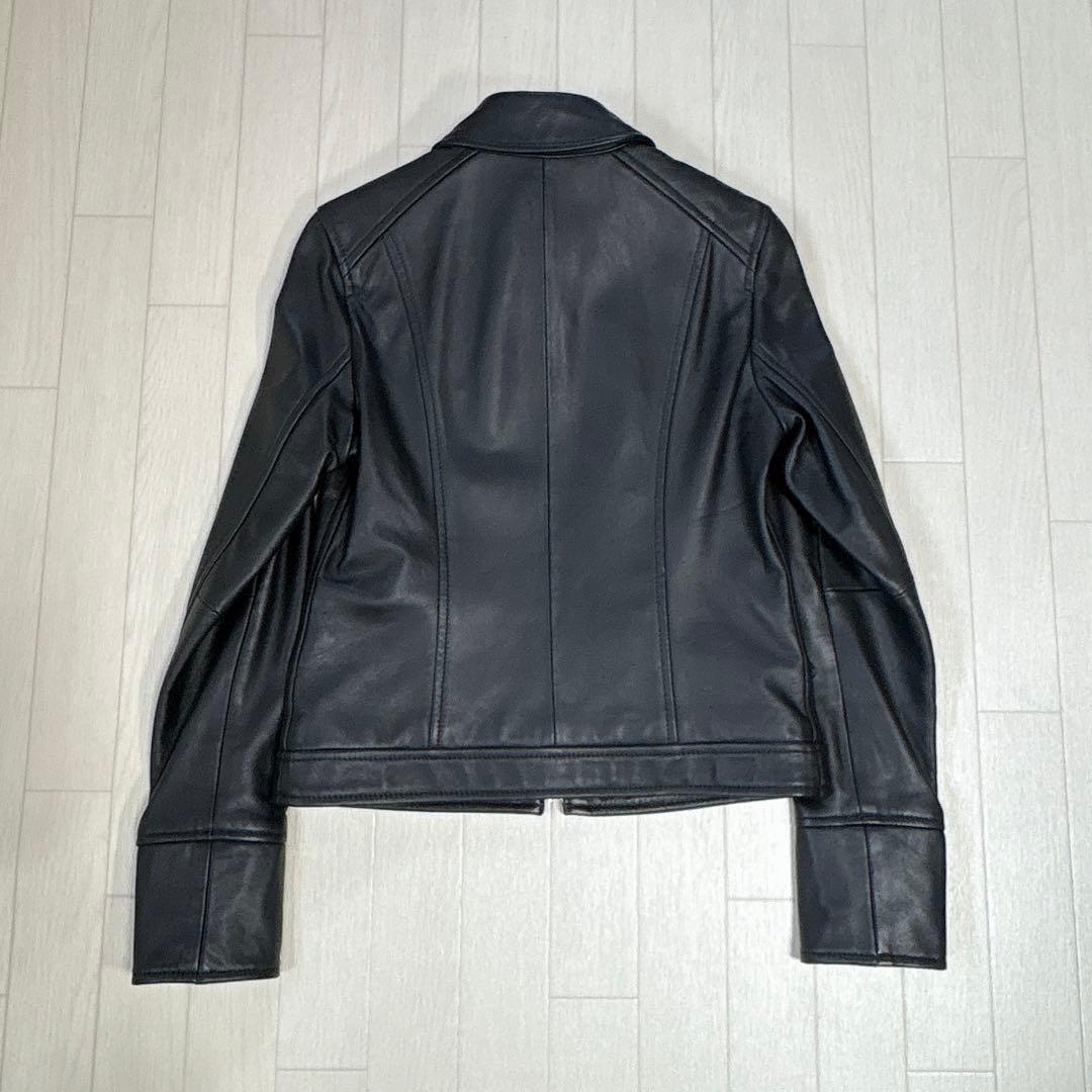 LOVELESS ラブレス 羊革 レザーネイバルジャケット メタル釦 34