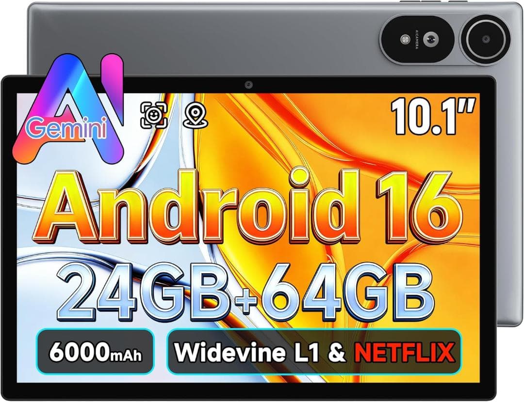 タブレット Android 16 タブレット 10インチ wi-fiモデル
