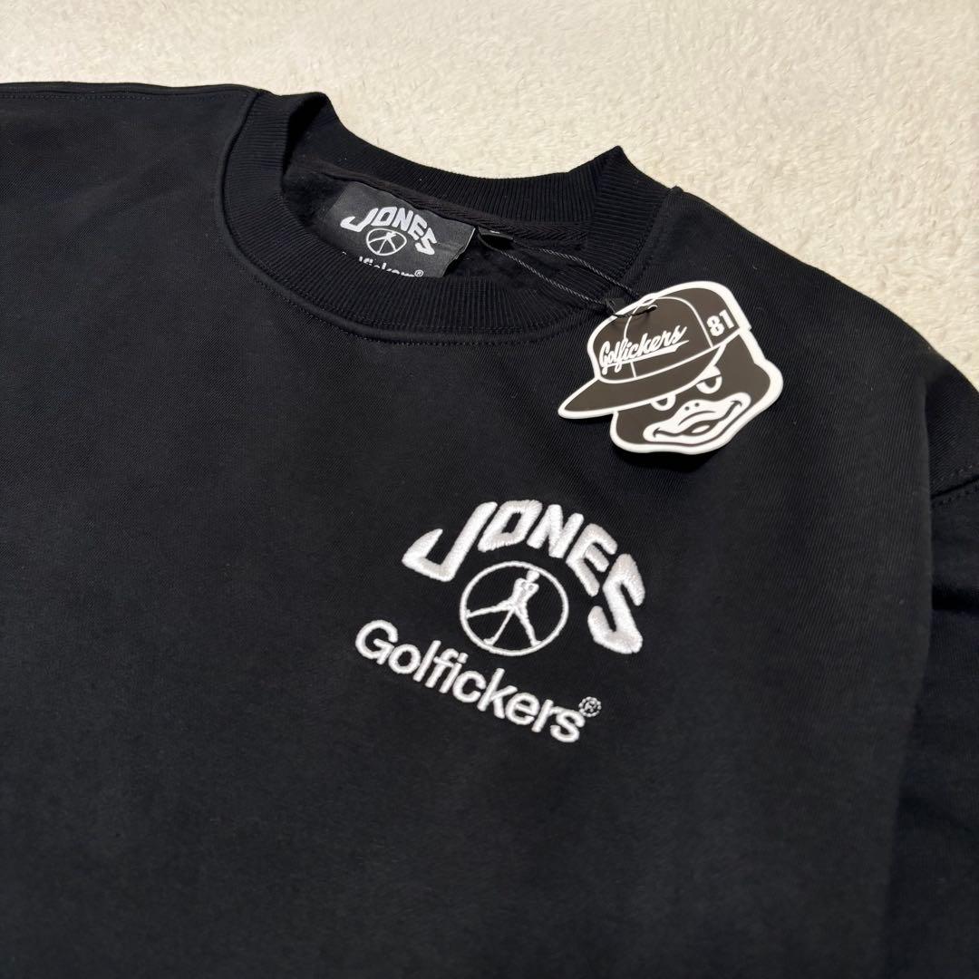 Golfickers × JONES スエット トレーナー ブラック Lサイズ