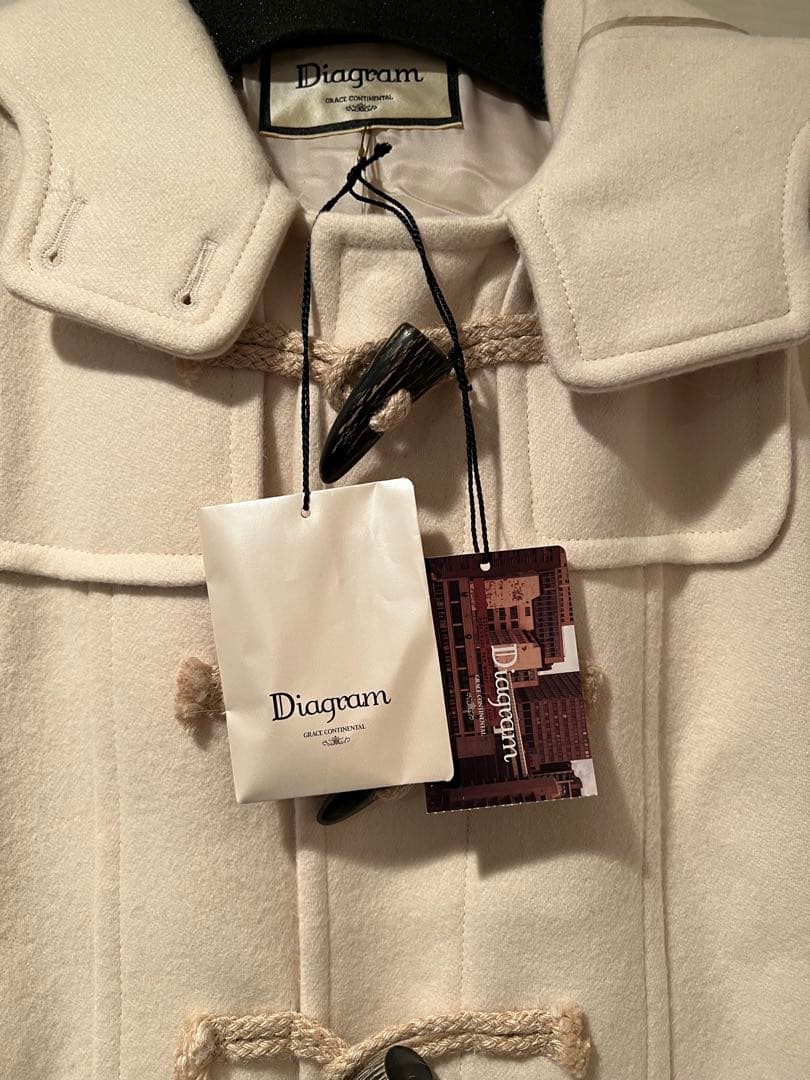 【新品•未使用】ダイアグラム グレースコンチネンタル ダッフルコート キナリ36