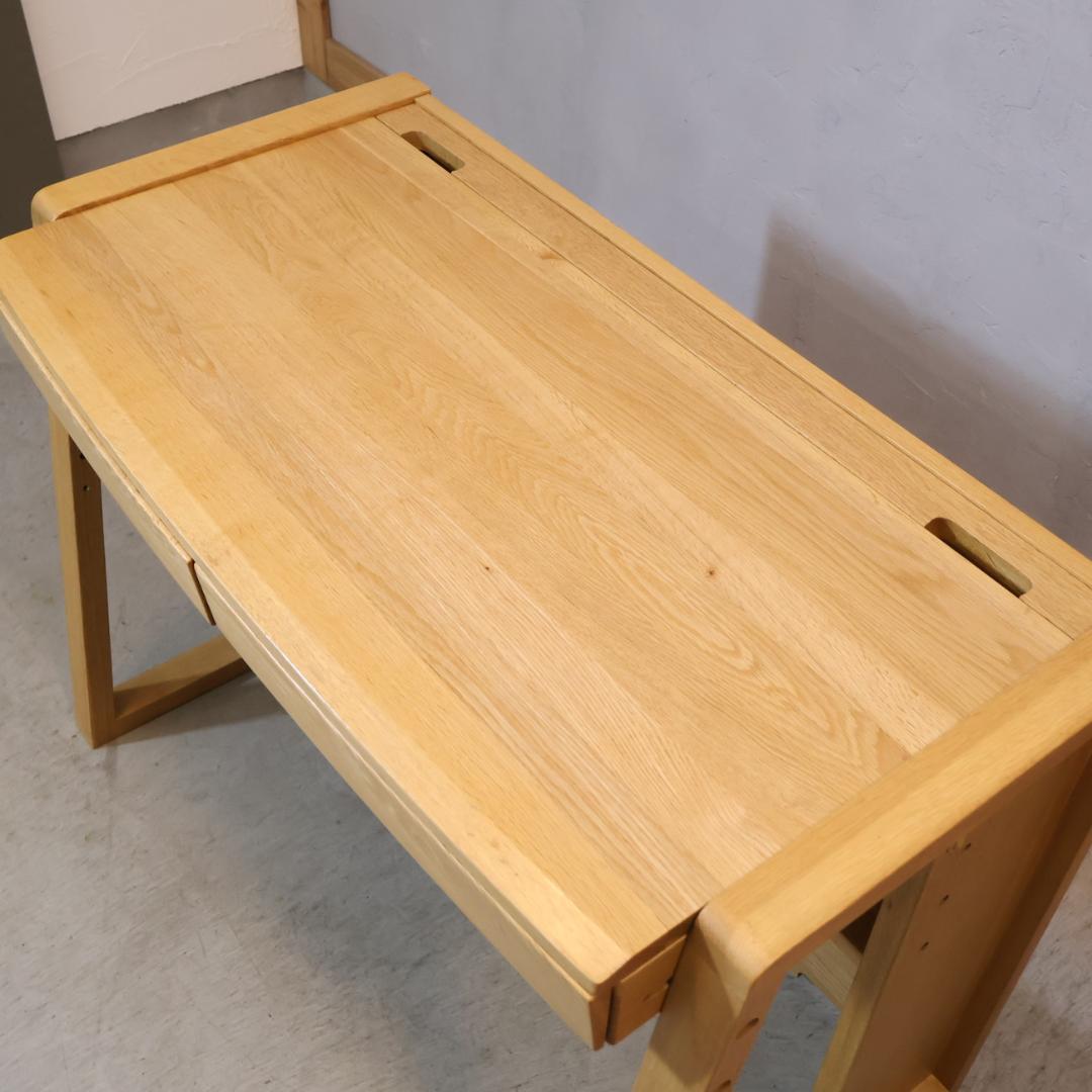 マルニ フレンディ ステップⅡ オーク 学習机 デスク 事務机 パーソナルデスク