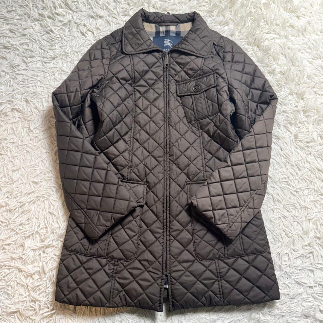 バーバリーロンドン 4WAY ロングコート　キルティングライナー　メガチェック