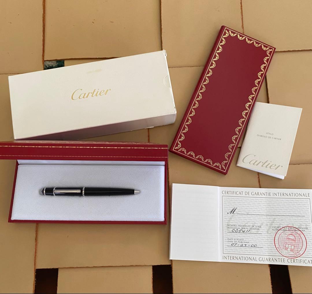 Cartier ディアボロ ドゥ カルティエ ミニボールペン/保証書、ケース付