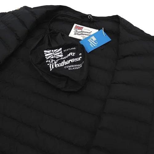 F0688S 新品トラディショナルウェザーウェア ダウンコート：34 ブラック