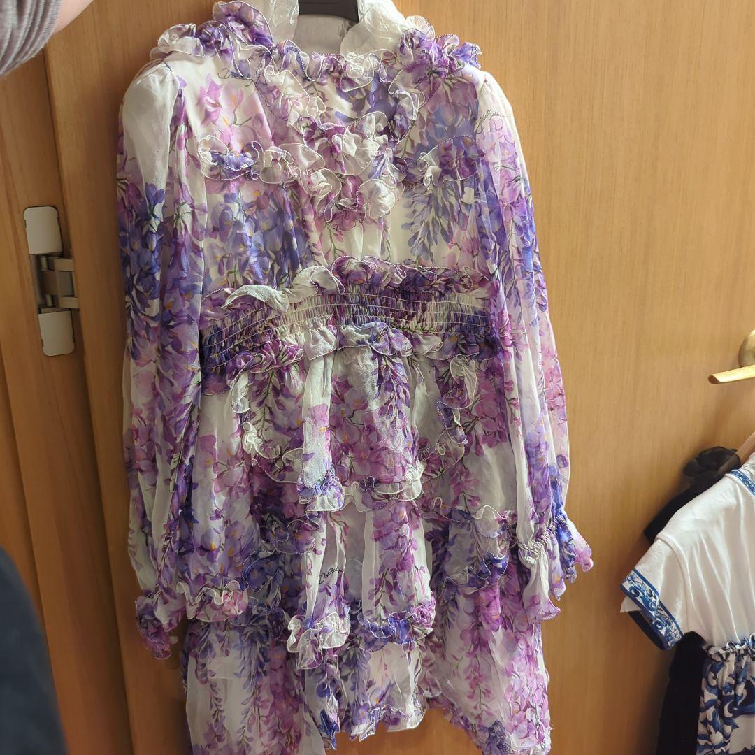 Dolce & Gabbana 花柄長袖ドレス