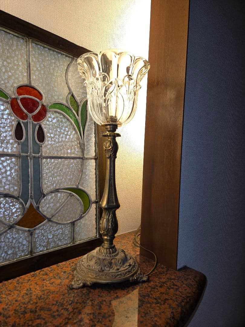 フランス製アンティークランプ