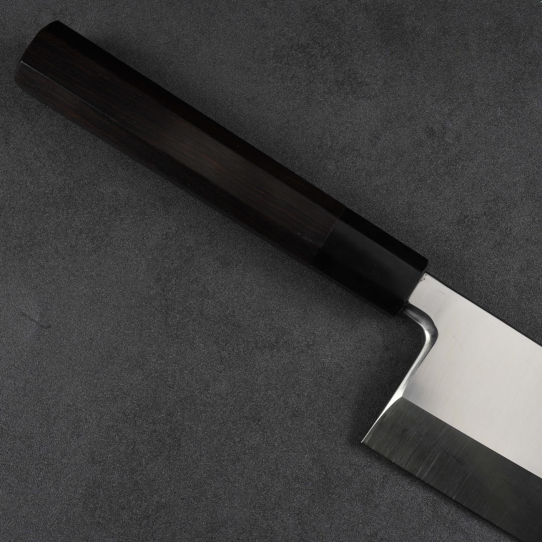 6766 限定セール 大出刃包丁 9寸 刺身包丁 本出刃 黒檀黒水牛角八角柄