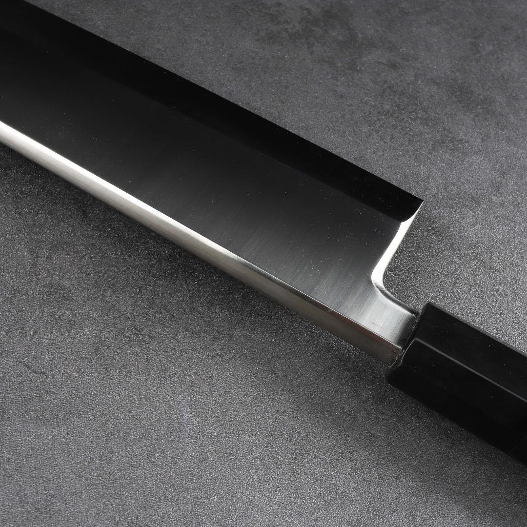 6766 限定セール 大出刃包丁 9寸 刺身包丁 本出刃 黒檀黒水牛角八角柄