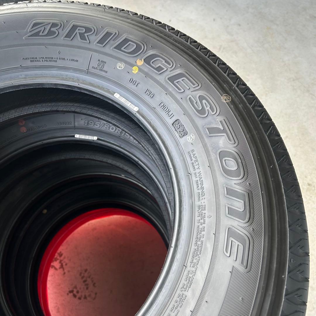 中古タイヤ195/80R15 ブリヂストン　ジムニーノマド、シエラ純正4本セット