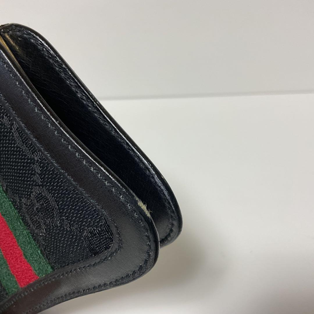 Gucci グッチ がま口 ケース 小銭入れ シェリーライン