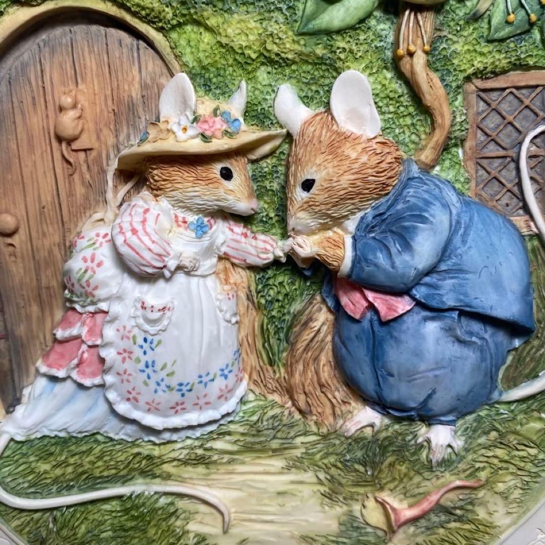 ブランブリーヘッジ サマー オーバル 壁掛けプレート レア