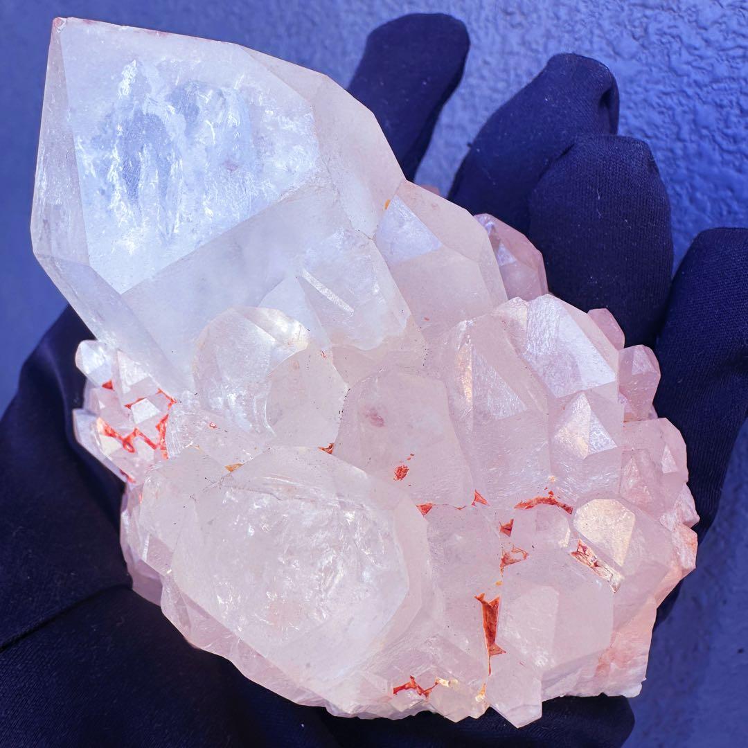 爆アレ❗️可愛いピンク♡超綺麗マダガスカル産パイナップルピンククラスターA1514