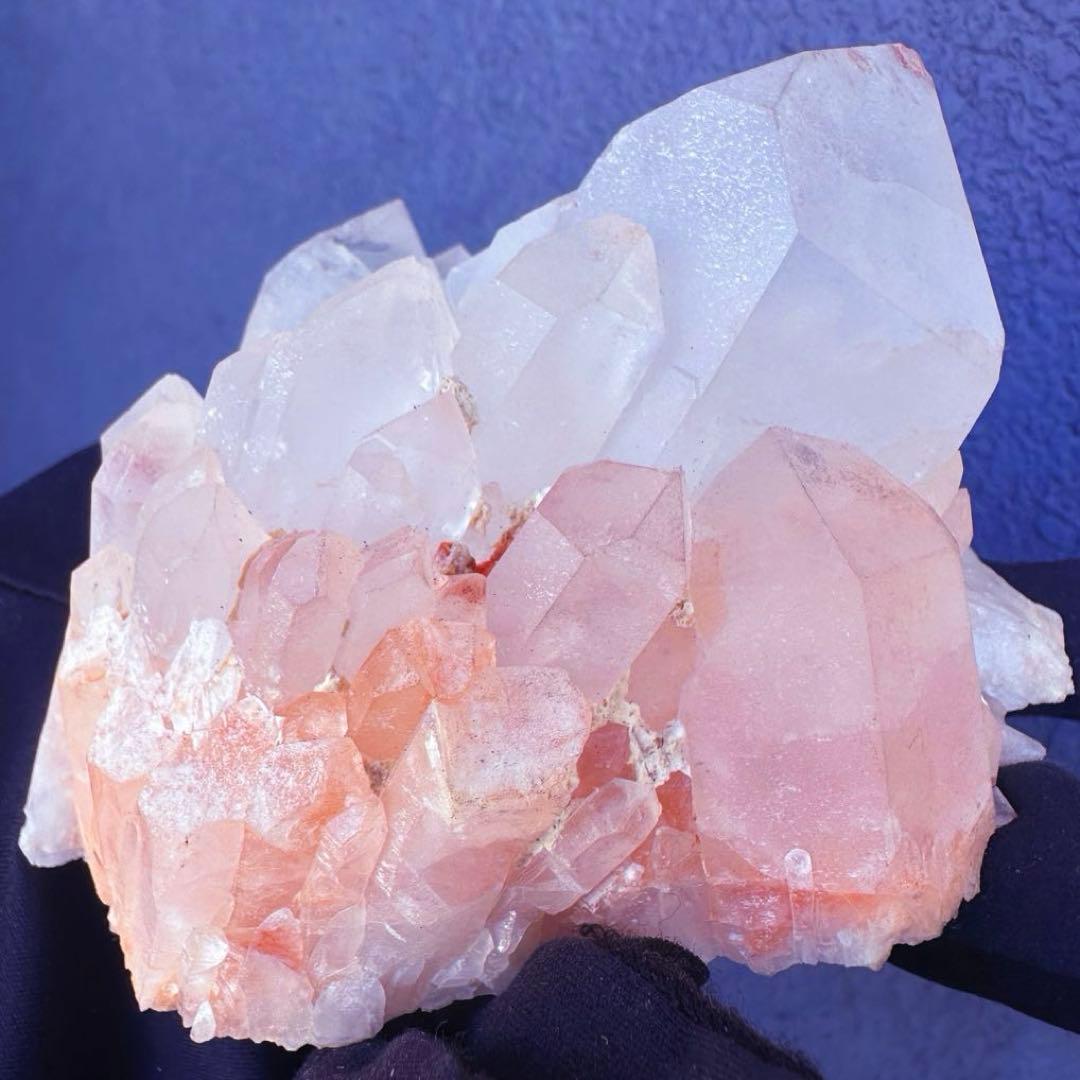 爆アレ❗️可愛いピンク♡超綺麗マダガスカル産パイナップルピンククラスターA1514