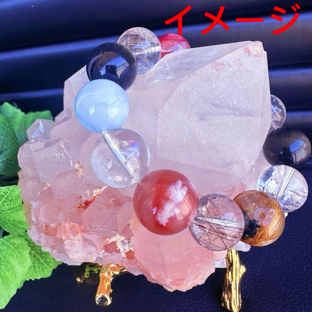 爆アレ❗️可愛いピンク♡超綺麗マダガスカル産パイナップルピンククラスターA1514