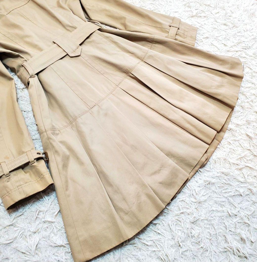 美品 バーバリーロンドン トレンチコート プリーツ ライナー付　ノバチェック