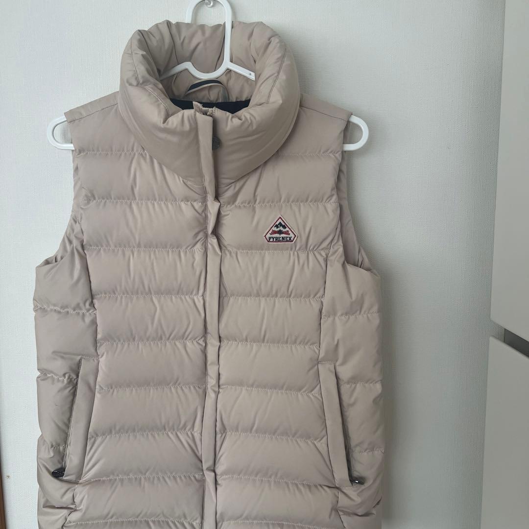 【mocomocoさん専用】PYRENEX ダウンベスト サイズ34 ベージュ