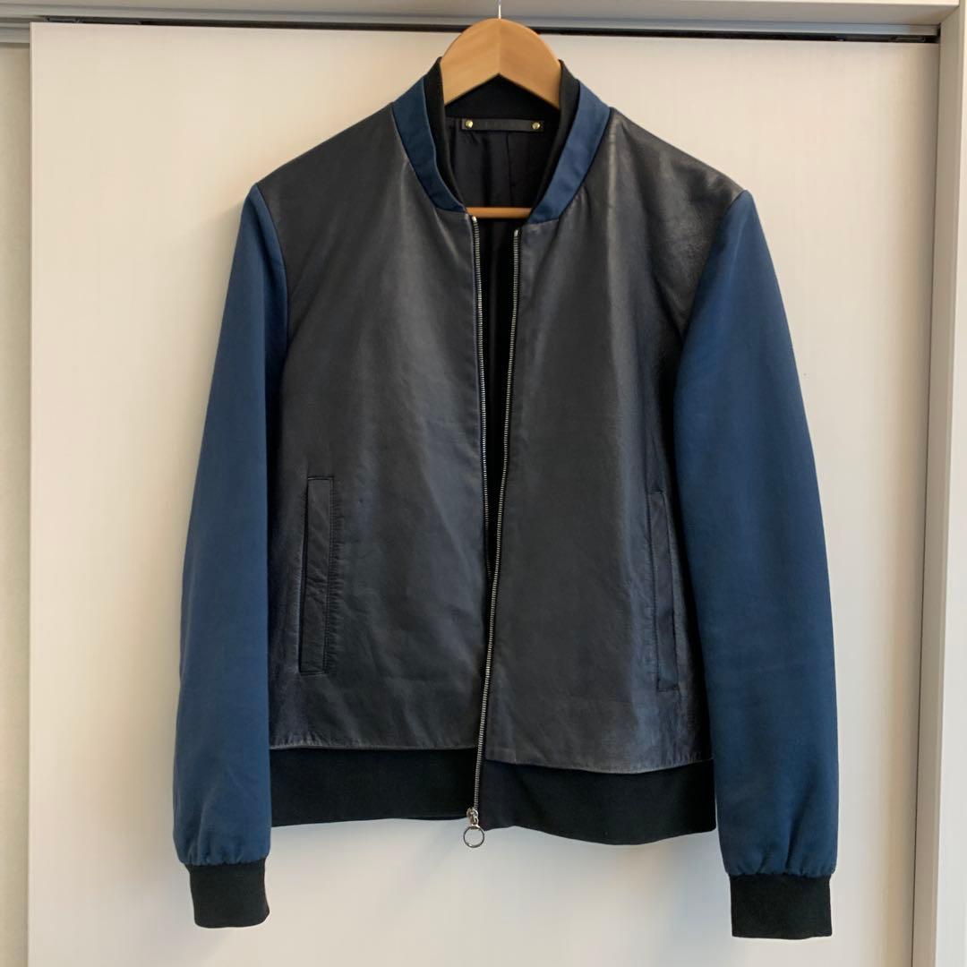 ポールスミス　 MA-1スタイル ジャケット ネイビー ブラック