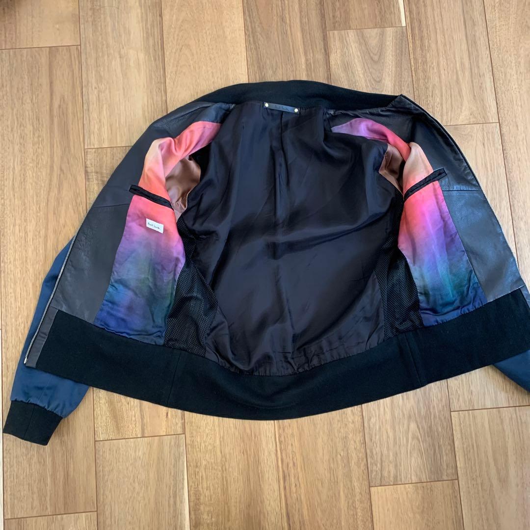 ポールスミス　 MA-1スタイル ジャケット ネイビー ブラック