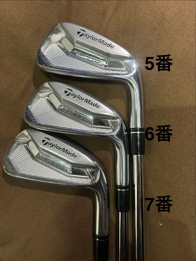 テーラーメイド P770 フォージド アイアンセット 6本 KBS130X