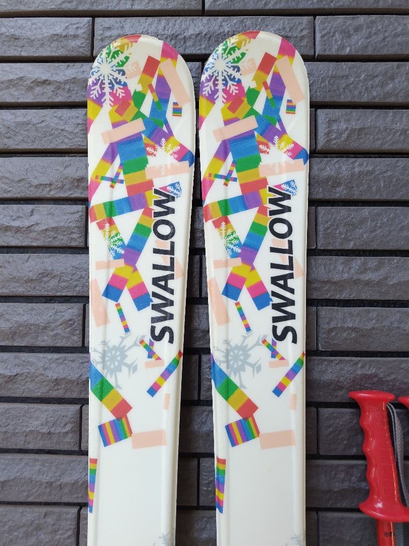 ■SWALLOW■子供用スキーセット■120cm/20.0cm■スキーケース付