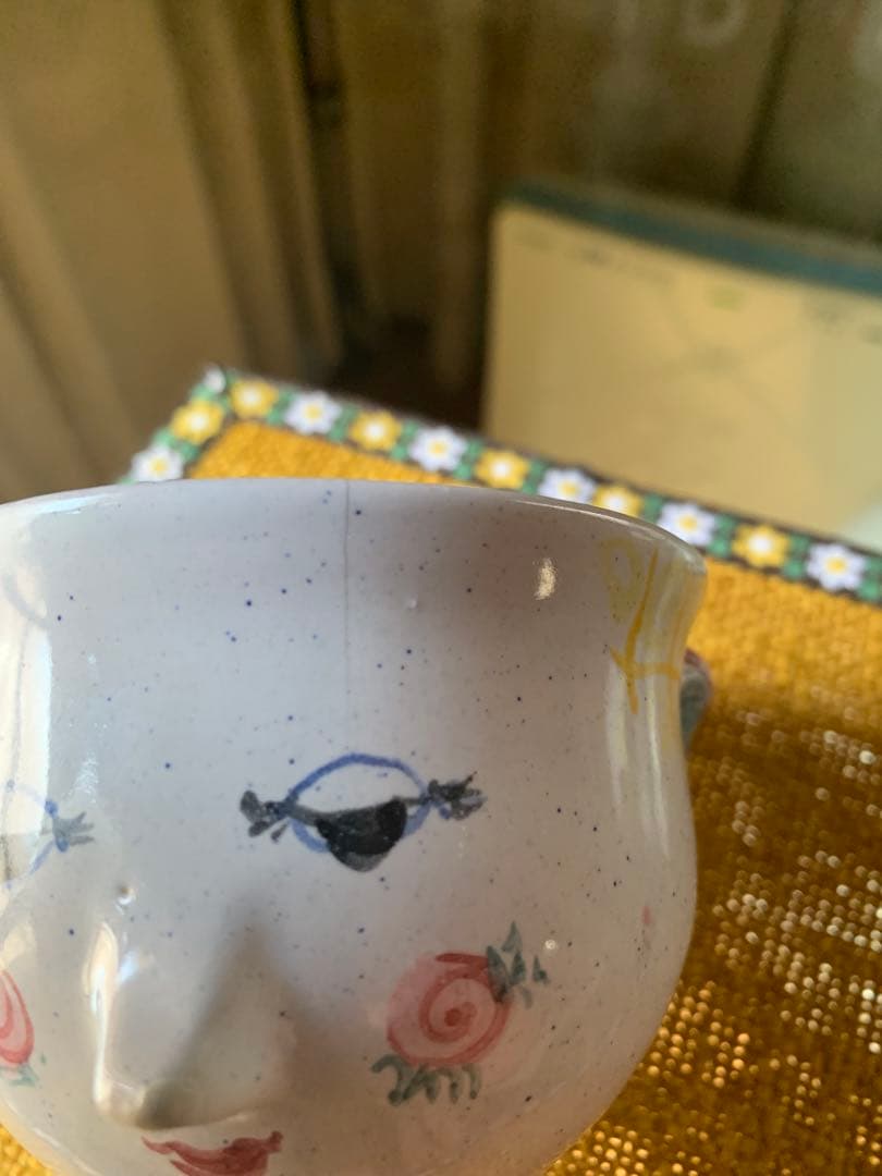 ビヨンヴィンブラッド　1953年スタジオ手書き一点物の作品カップ型女の子修復有り