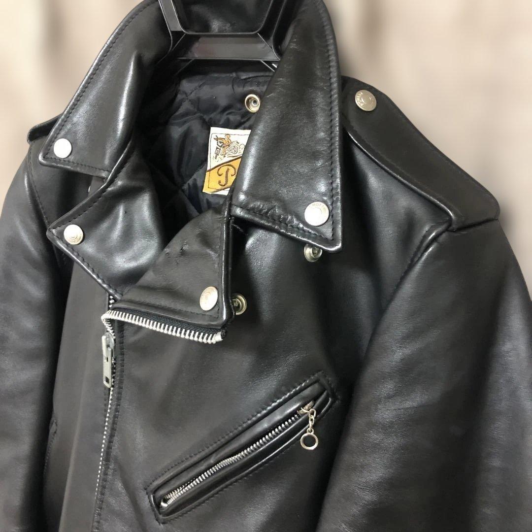 1月末までSALE中⭐️schott ショット ライダースジャケット　ダブル　32