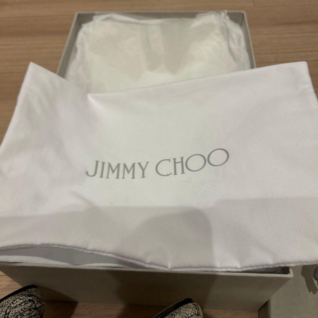 JIMMY CHOO レースパンプス　37 中古美品　ヒール