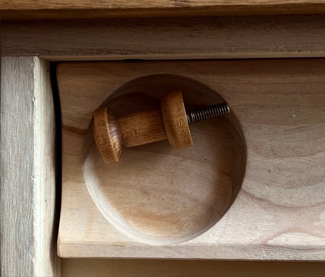 に*ろ様 楠 天然無垢 デスク 学習机 橋詰家具製 ラスク 110cm 最後の一