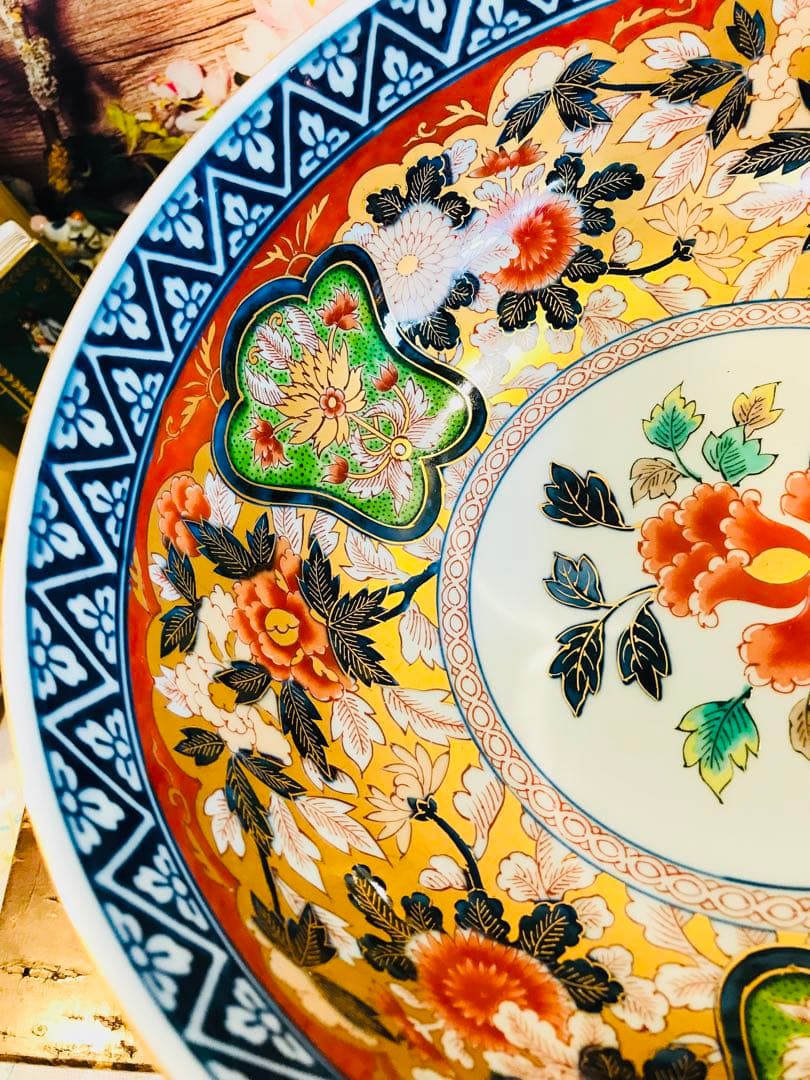 昭和其泉 世那大平 金彩　大鉢　金魚鉢　未使用