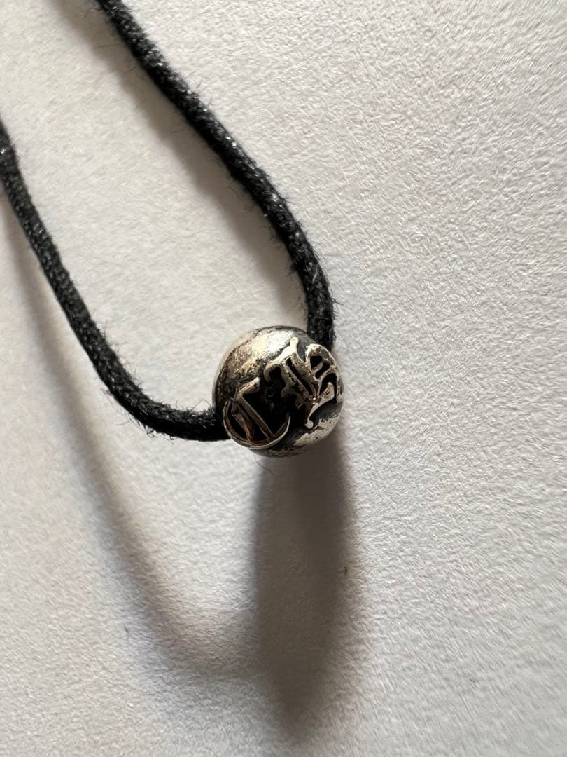 クロムハーツ　CHROMEHEARTS　コードネックレス　シルバービーズ　CH