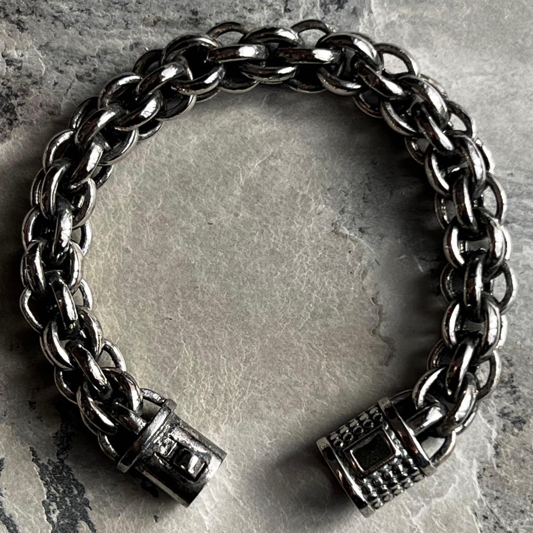 ヴィンテージ VINTAGE フォージ チェーン バックル ブレスレット