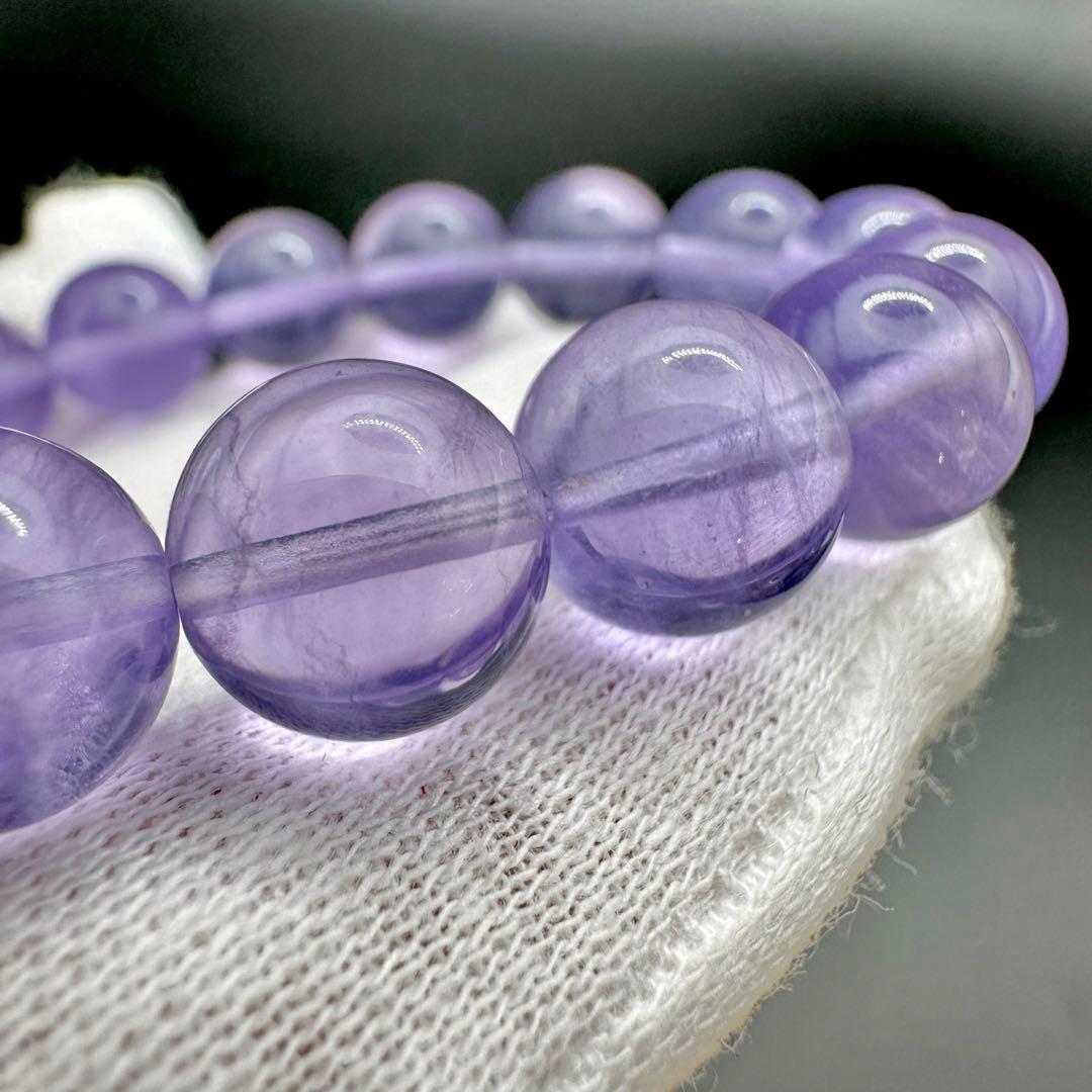 レアカラー！！　パープルフローライト　ブレスレット⑤