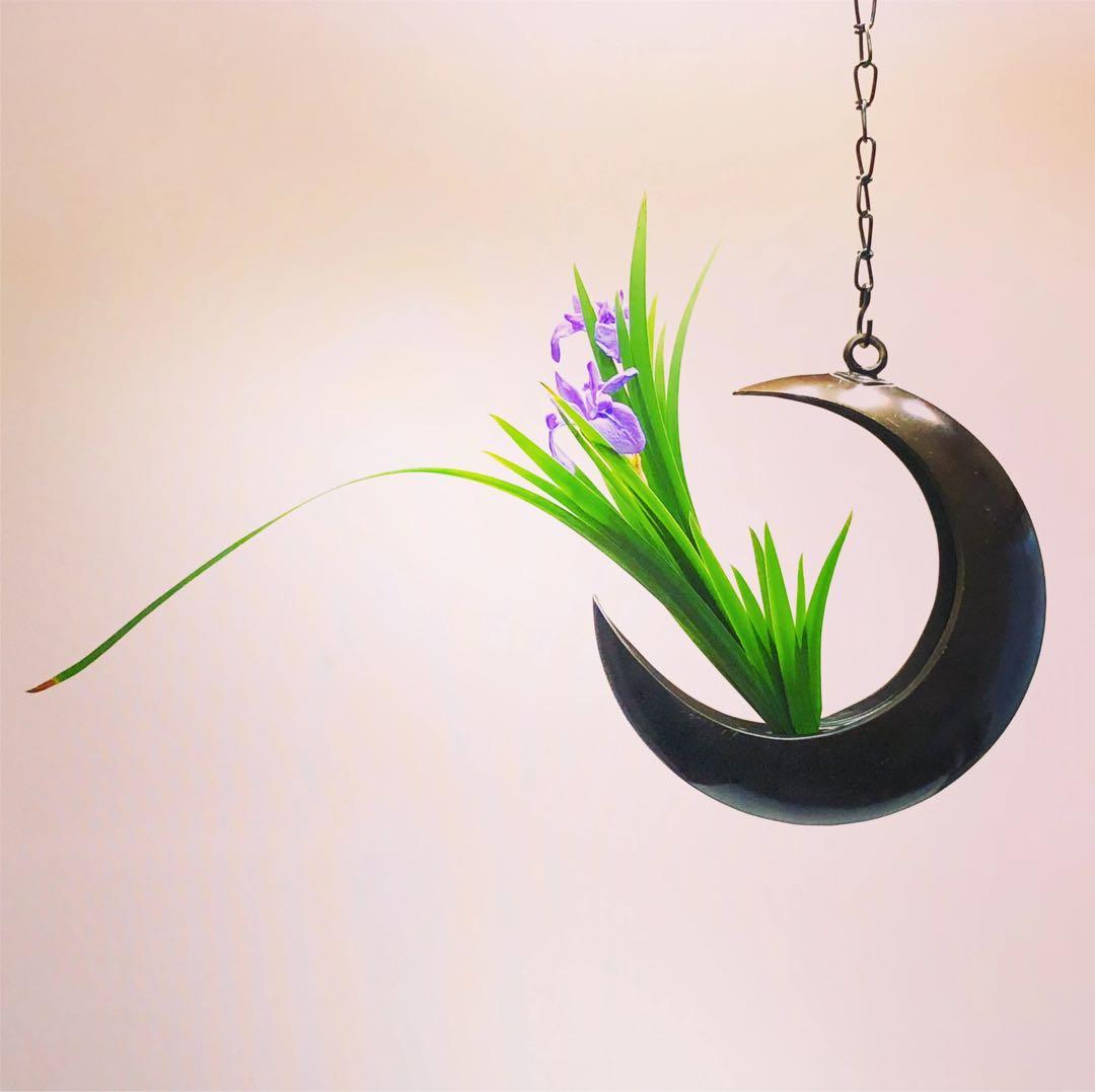 嵯峨御流 花器 吊り花入★花瓶★一輪挿し★フラワーベース★ヴィンテージ★骨董