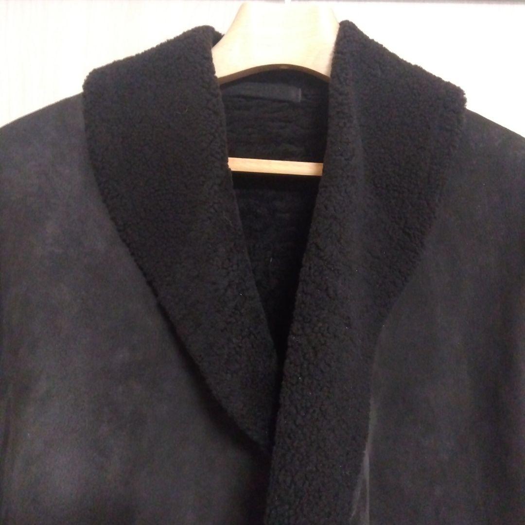 【Sランク】COMOLI (コモリ) シープスキンショールカラーコート　サイズ2