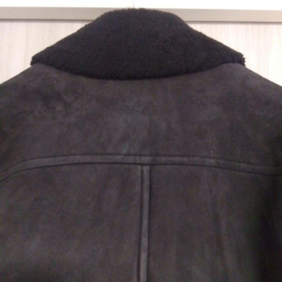 【Sランク】COMOLI (コモリ) シープスキンショールカラーコート　サイズ2