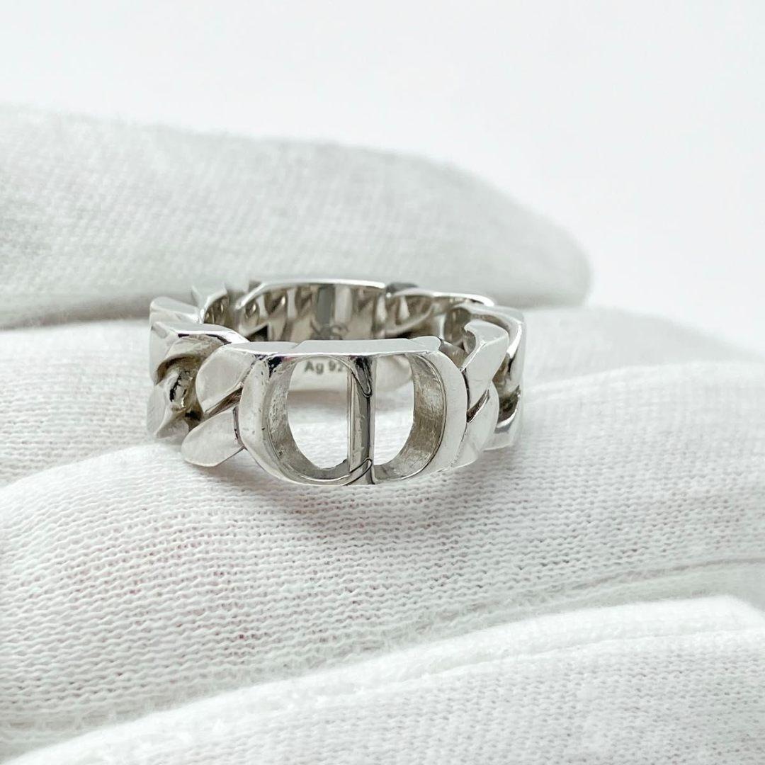 ディオール dior 925 CD ロゴ リング 指輪 シルバー D24