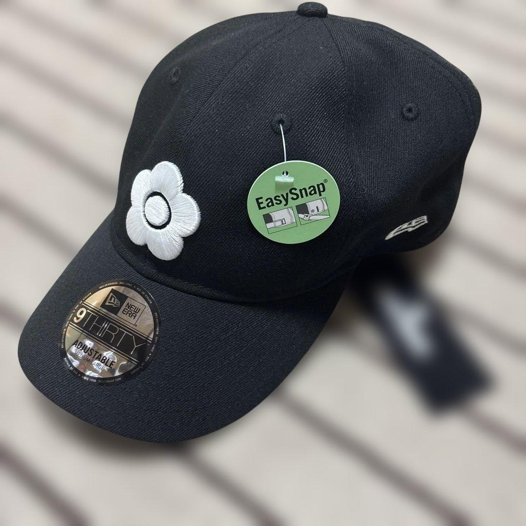 MARY QUANT ブラックキャップ フラワーモチーフ