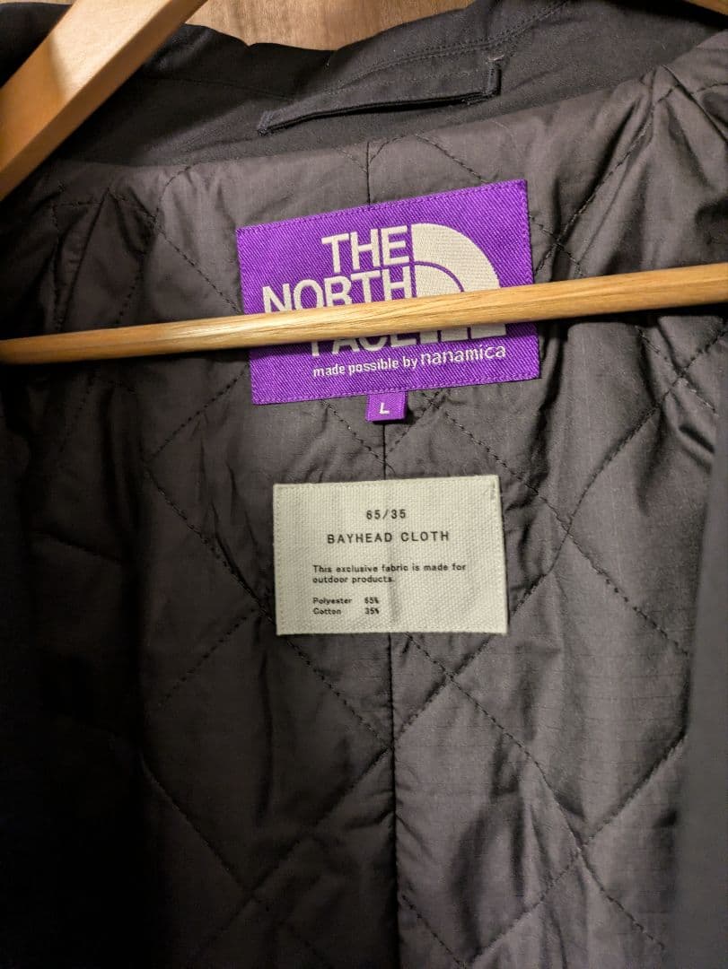 THE NORTH FACE PURPLE LABEL ステンカラーコート黒L