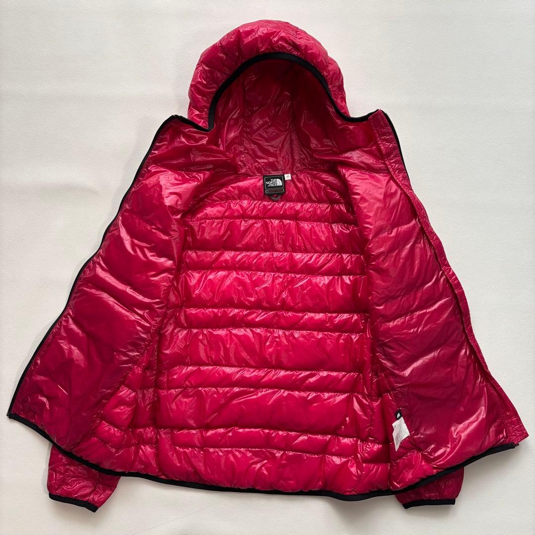 02476 ノースフェイス　ダウンジャケット ライトヒートフーディ レディース