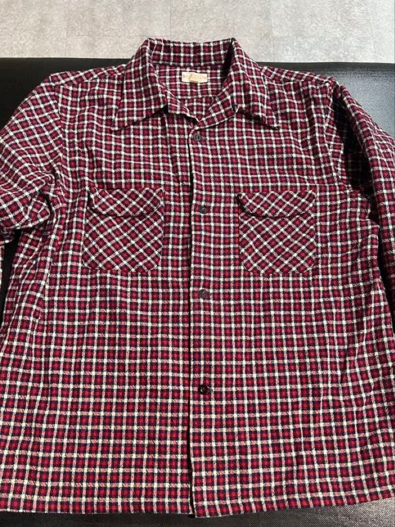 atlast atlast&co アットラスト　ウールネルシャツ　ネルシャツ